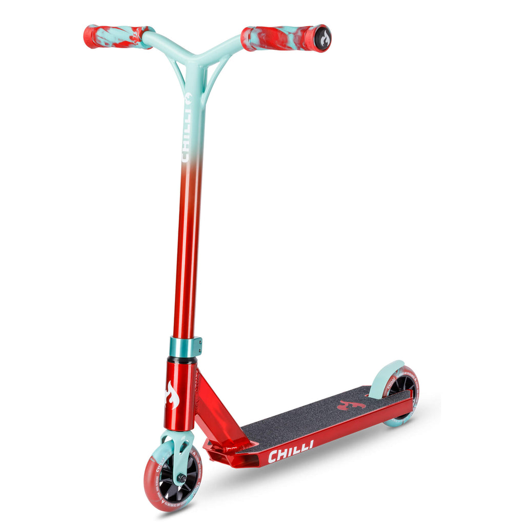 Base Jumpstart Stunt Scooter: Red/Teal