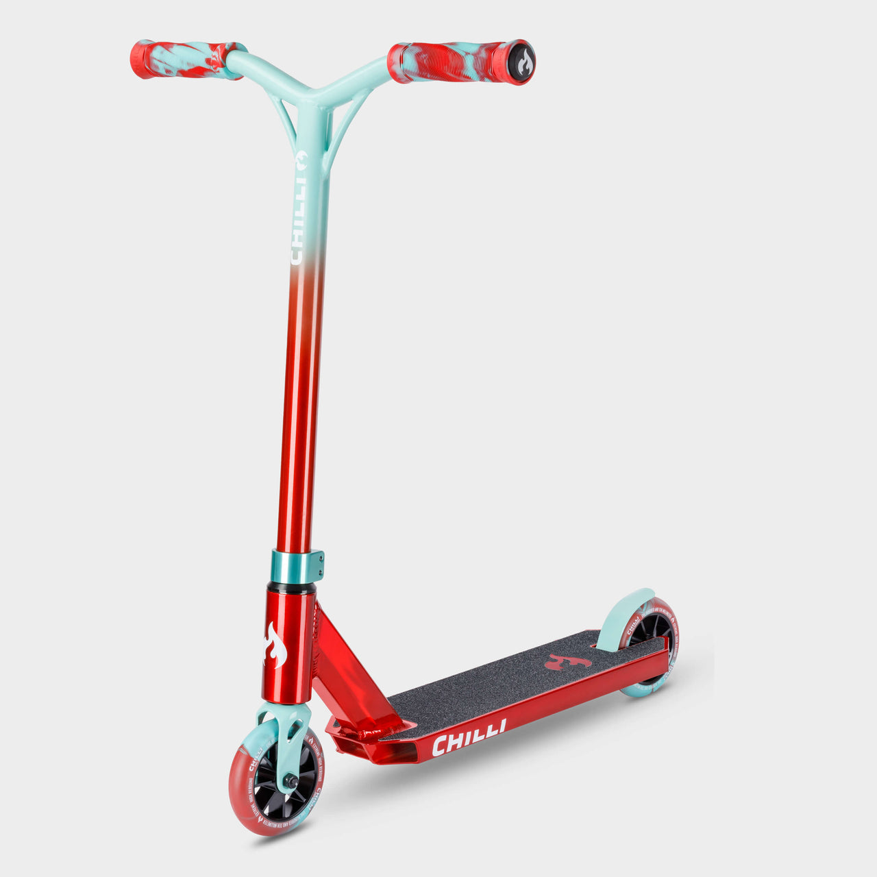 Base Jumpstart Stunt Scooter: Red/Teal