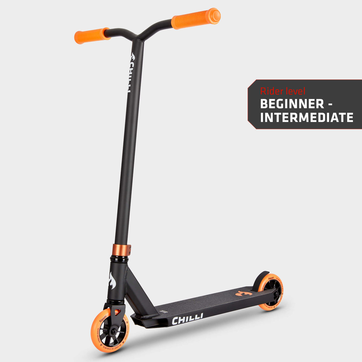 Chilli Base Stunt Scooter: Black & Orange